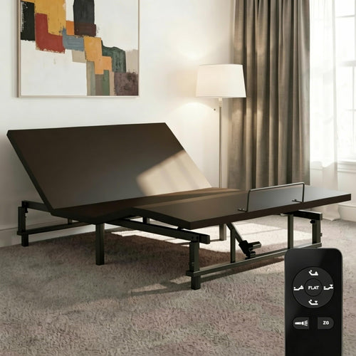 King Size Adjustable Bed Frame with Wireless Remote & Zero Gravity