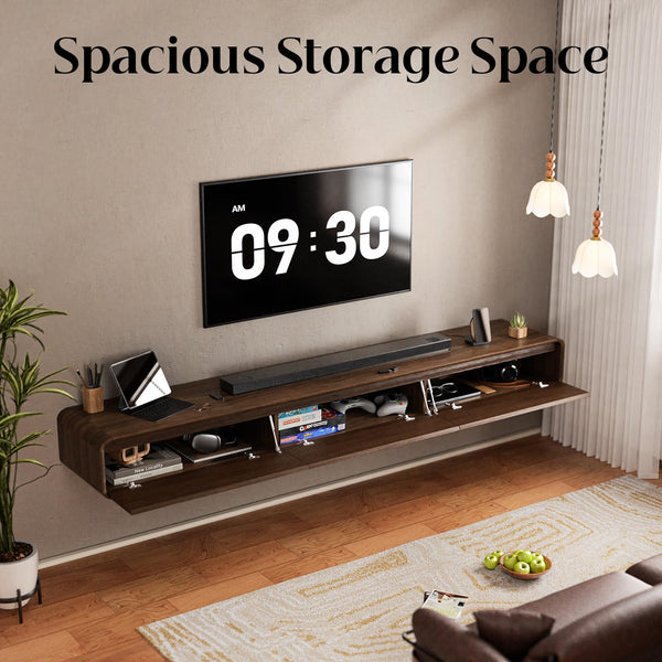 71" Floating TV Stand Wall Mounted