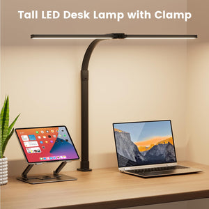 LED Desk Lamp with Clamp & Remote Control