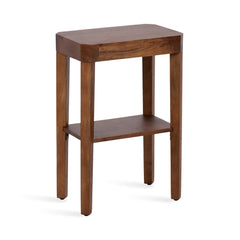 Two-Tier Mango Wood Side Table