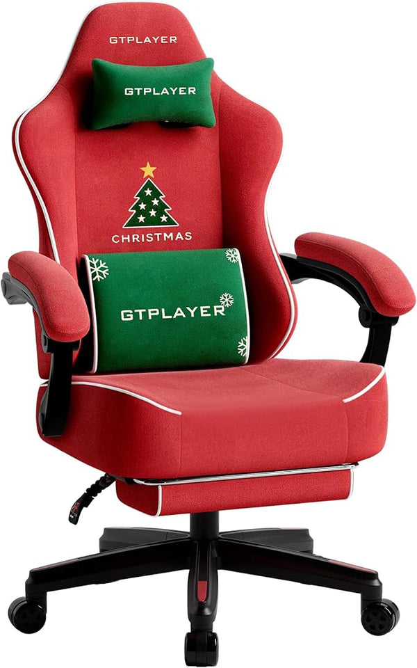Big and Tall Gaming Chair with Footrest