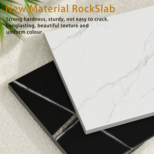 L-Shaped Metal Coat Rack with Rock Base