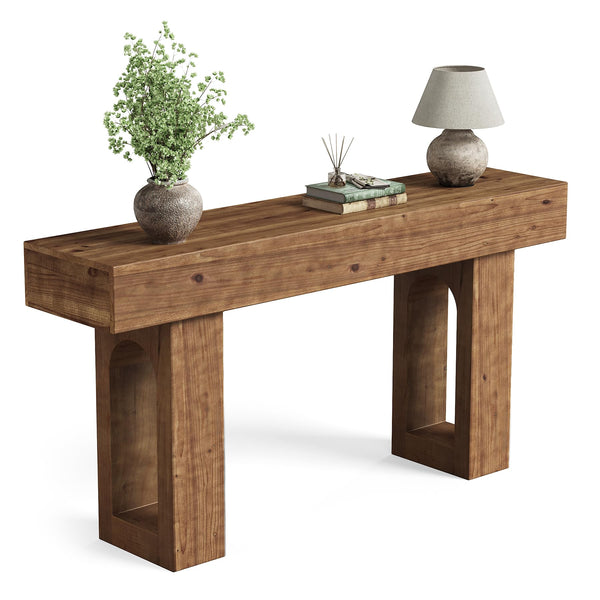 63-Inch Solid Wood Console Table