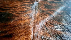 Natural Cowhide Rug 6x7 – Hair-On Leather Area Rug