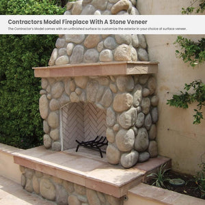 Contractor's Model Outdoor Gas Fireplace