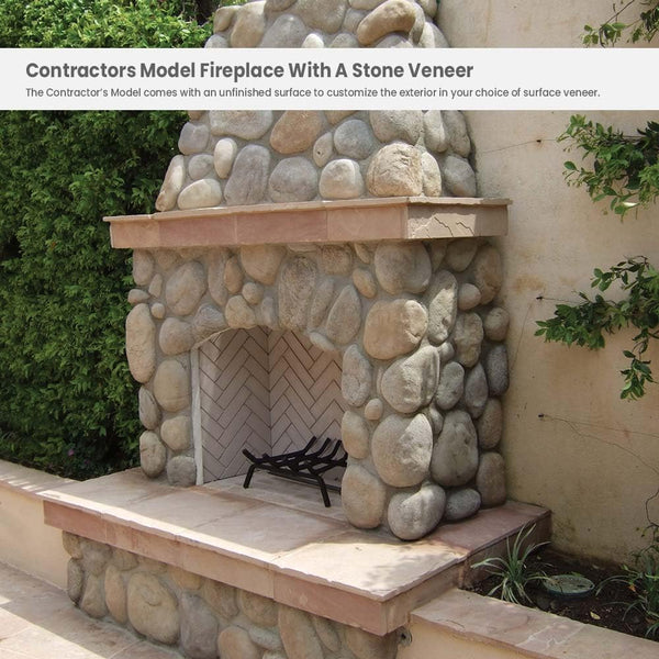 Contractor's Model Outdoor Gas Fireplace