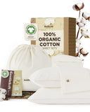 Organic Cotton Sheet Set – Sateen Weave, Deep Pocket, Queen & King
