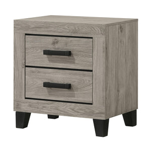 Farmhouse 6-Piece Queen Bedroom Set with Bed Frame, Dresser, Mirror, Chest & 2 Nightstands