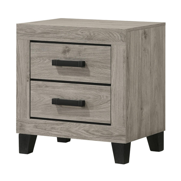 Farmhouse 6-Piece Queen Bedroom Set with Bed Frame, Dresser, Mirror, Chest & 2 Nightstands