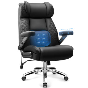 Big & Tall Ergonomic Office Chair – 500 LBS, 5D Arms, Lumbar Support