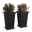 24-Inch Self-Watering Tall Planter, 2-Pack – Indoor & Outdoor