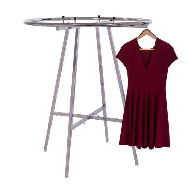 Chrome Round Garment Rack