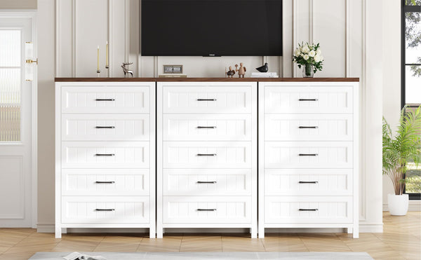 5-Drawer Farmhouse Dresser