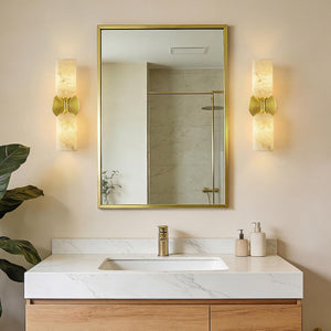 Natural Alabaster Wall Sconce with G9 Bulb