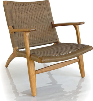 Teak Wood Midcentury Club Lounge Chair