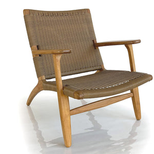 Teak Wood Midcentury Club Lounge Chair