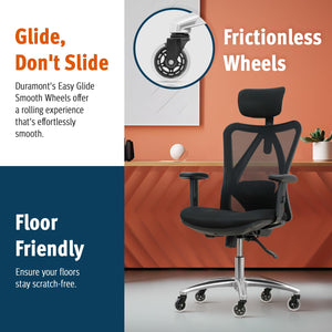 Ergonomic Mesh Office Chair with 4D Lumbar Support