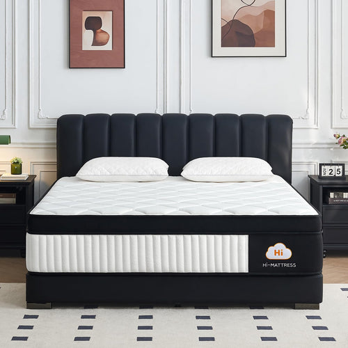 12 Inch Twin Hybrid Mattress – Zoned Pocket Springs & Memory Foam, Medium Firm