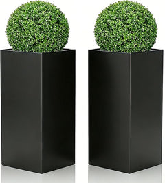 Heavy Duty Metal Planter Box with Removable Shelf
