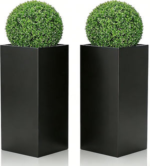 Heavy Duty Metal Planter Box with Removable Shelf