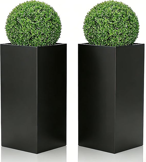 Heavy Duty Metal Planter Box with Removable Shelf