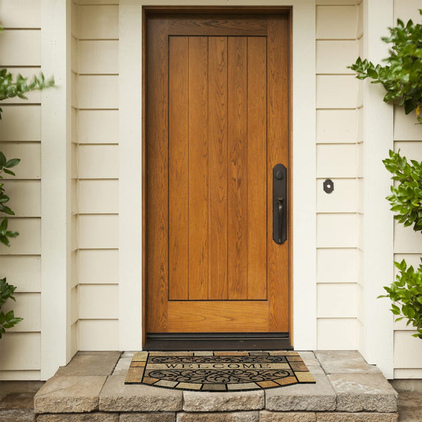 Rubber Outdoor Doormat with Non-Slip Backing