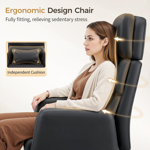 Big and Tall Ergonomic Reclining Office Chair 500LBS