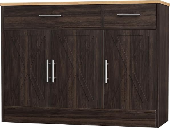 Farmhouse Sideboard Buffet Cabinet with Storage