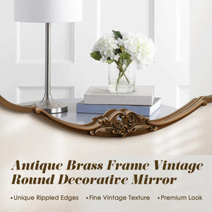 Baroque Gold Wall Mirror – Vertical or Horizontal Hanging