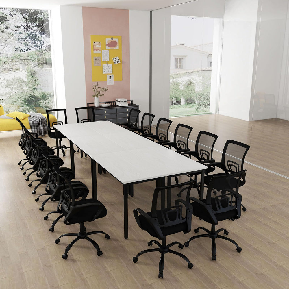Mesh Office Chair Set, Ergonomic, Height Adjustable, 360° Swivel