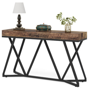 55-Inch Industrial Console Table