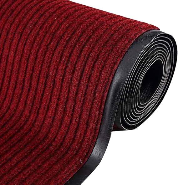 Commercial Entrance Runner Rug with Non-Slip Rubber Backing