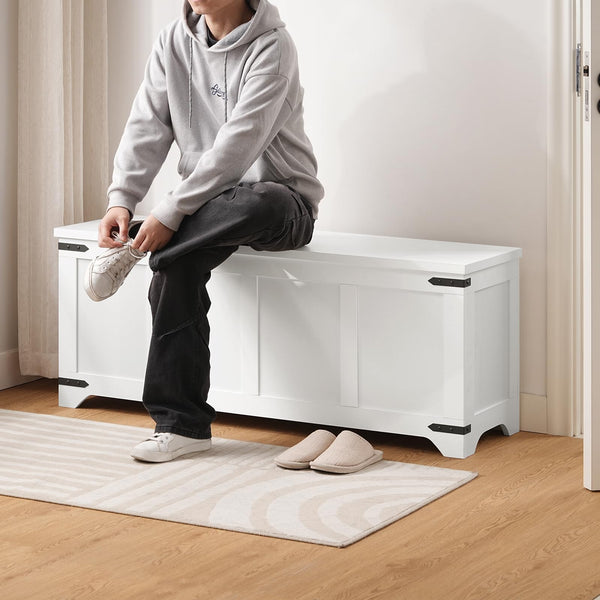 Storage Chest with Safety Hinges & Shoe Bench