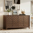 Fluted Sideboard Cabinet with Storage