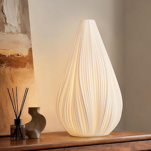 Ceramic Table Lamp – Dimmable, Warm Ambient Light, E12 Bulb Included