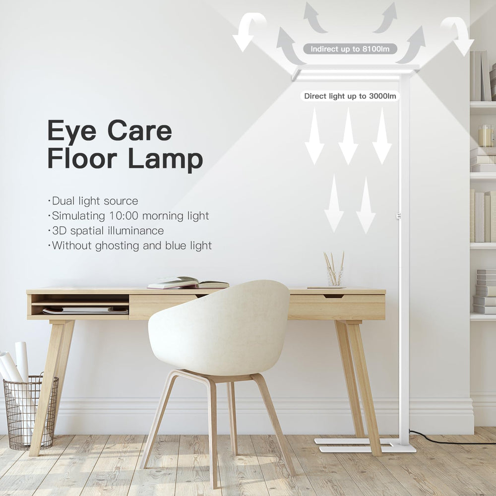 76" Dimmable LED Floor Lamp