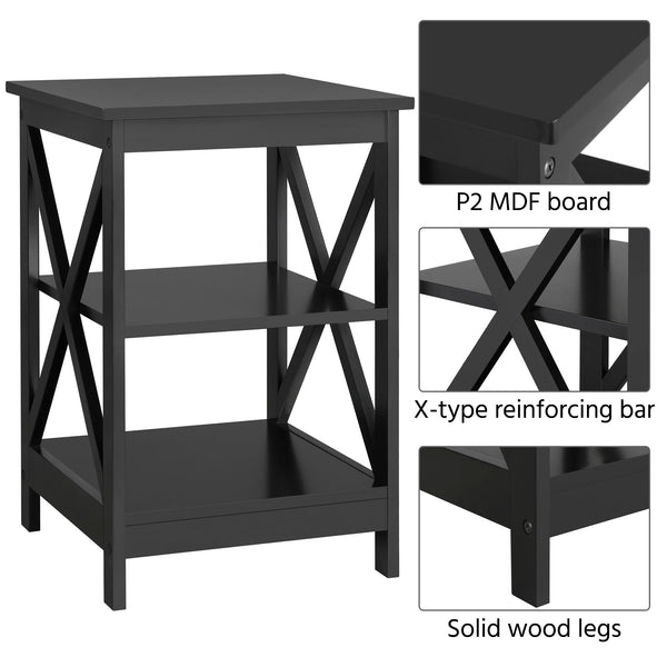 Lift Top Coffee Table & End Table Set – 3-Piece Living Room Table Set