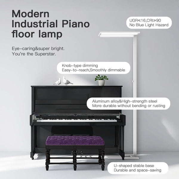 76" Dimmable LED Floor Lamp
