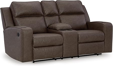 Reclining Loveseat with Console & Cup Holders