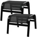 Outdoor Ottoman Footrest Set of 2