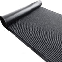 Commercial Entrance Runner Rug 3x10 Non-Slip Indoor Outdoor Grey
