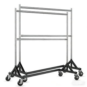 Heavy Duty Z Rack Clothing Rack with Wheels
