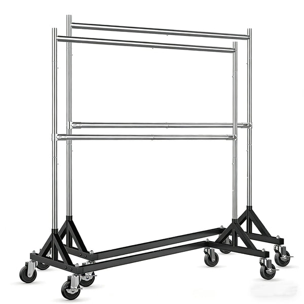 Heavy Duty Z Rack Clothing Rack with Wheels