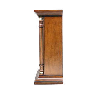 Wooden Mantel Chime Clock with Pendulum
