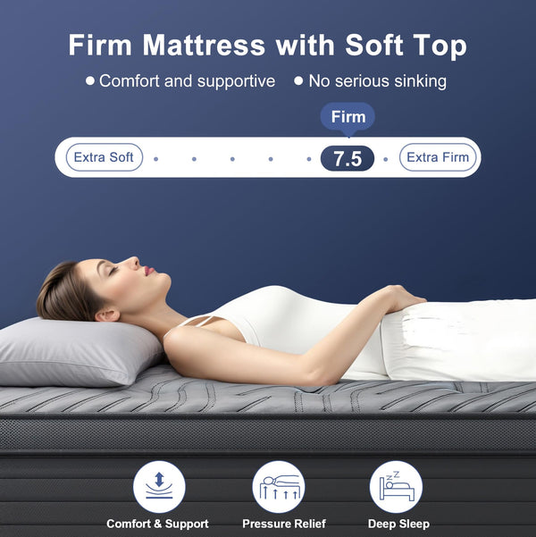 King Size Hybrid Mattress 14 Inch
