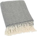 Merino Cashmere Wool Throw Blanket