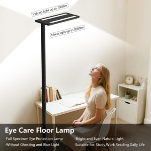 120W Full Spectrum Dimmable LED Floor Lamp 77 Inch