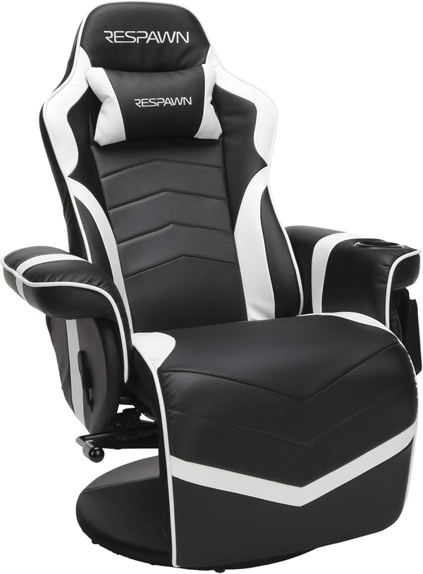 Gaming Recliner Chair with Footrest and Lumbar Support