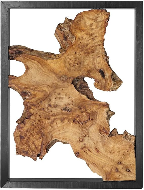 Natural Wood Wall Art – Handcrafted Rustic Hanging Sculpture