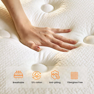 Hybrid Mattress with Pocket Springs – Full, Queen & King